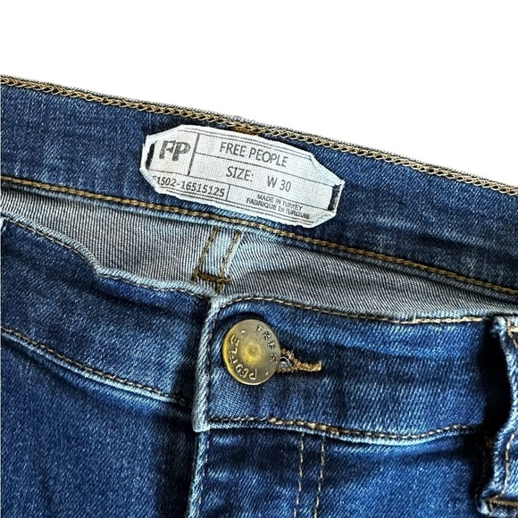Free People womens raw hem skinny jean - Picture 3 of 8